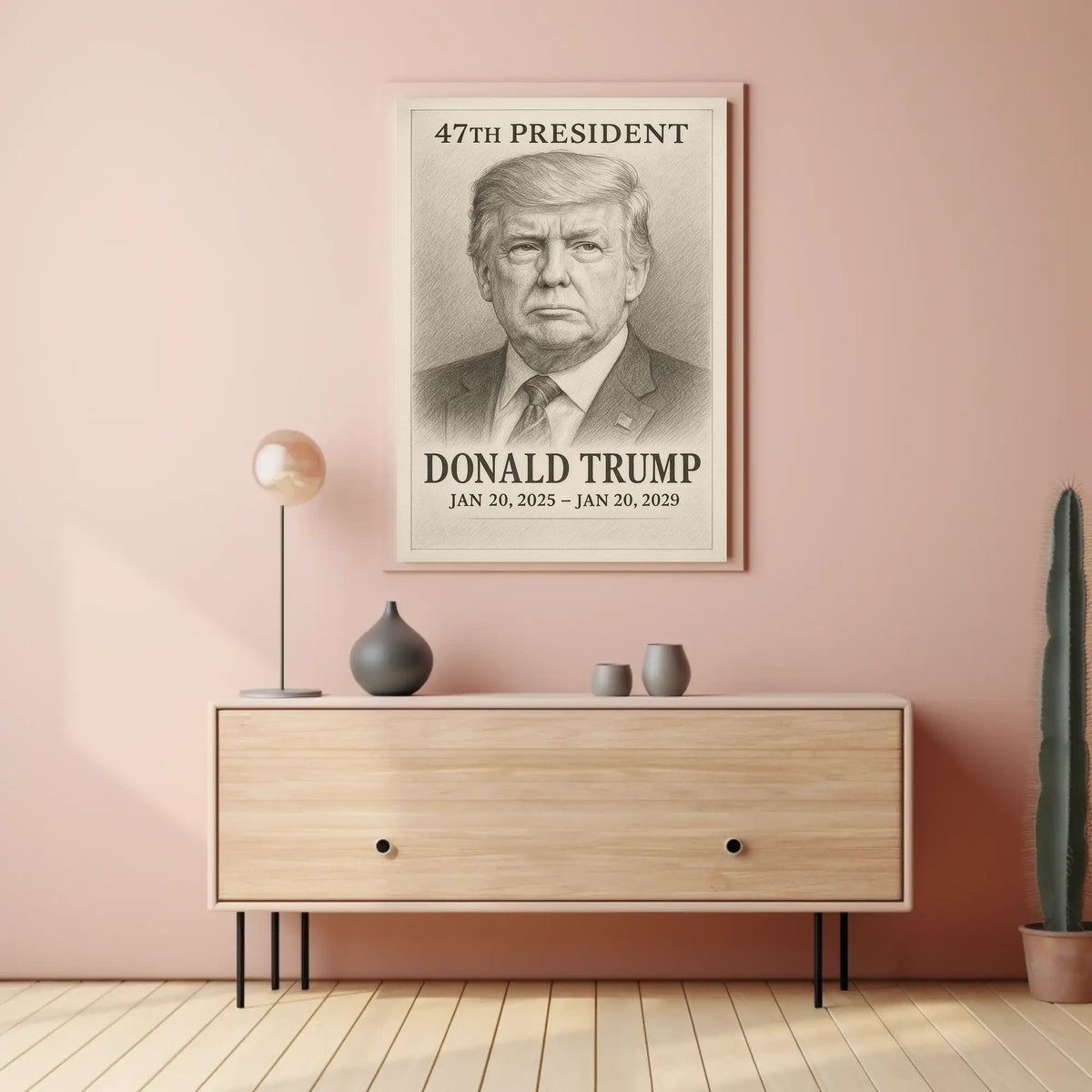 Donald Trump 47th President Poster