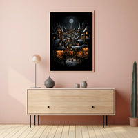 Enchanted Winter Village Poster