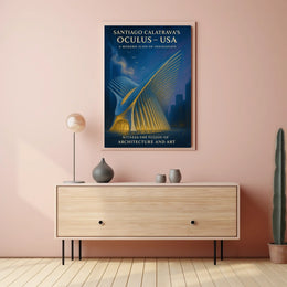Santiago CalatravaS Oculus A Modern Poster