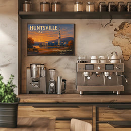 Huntsville Travel Poster Where Innovation Shines