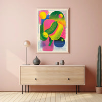 Vibrant Abstract Composition Poster