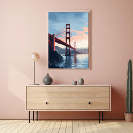 Golden Gate Bridge Timeless San Francisco Travel Poster