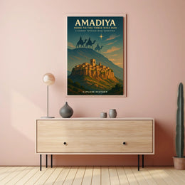 Amadiya Home to the Three Wise Men Poster