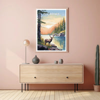 Isle Royale National Park Scenic Poster Print