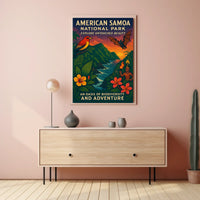 American Samoa National Park Poster: Awe-Inspiring Nature Scenery