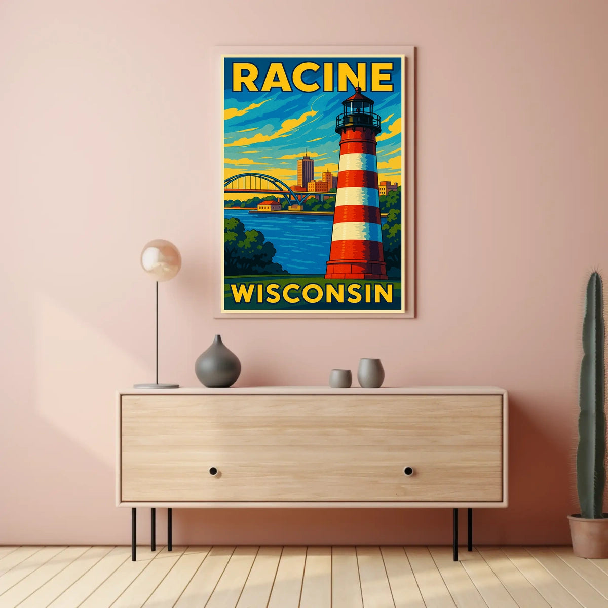 Racine, Wisconsin Poster