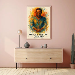 African Burial Ground Artful Cultural or Heritage Poster