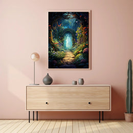 Enchanted Garden Pathway Poster