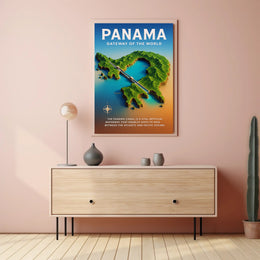 Panama Gateway of the World Poster PosterGoat