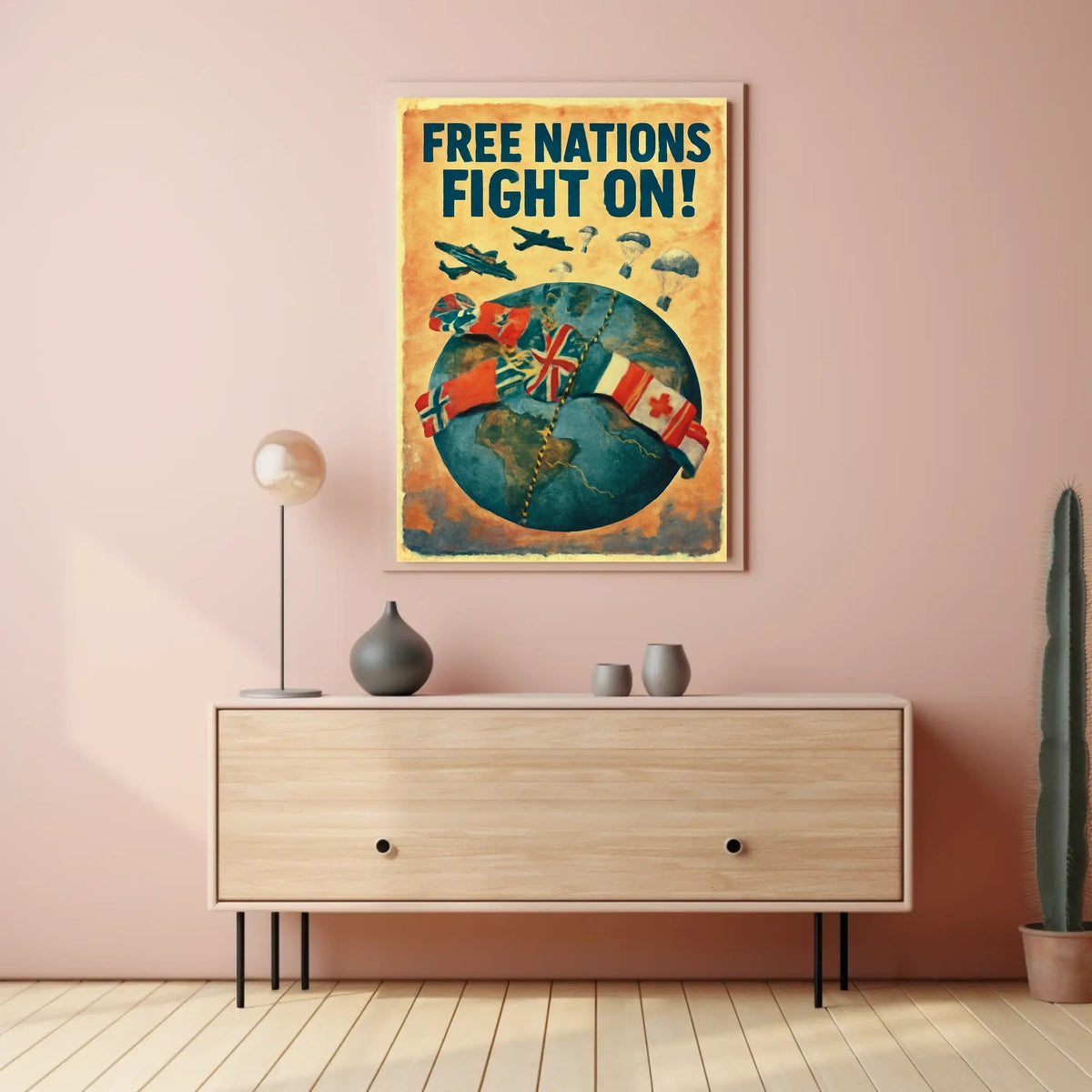 Free Nations Unite Poster