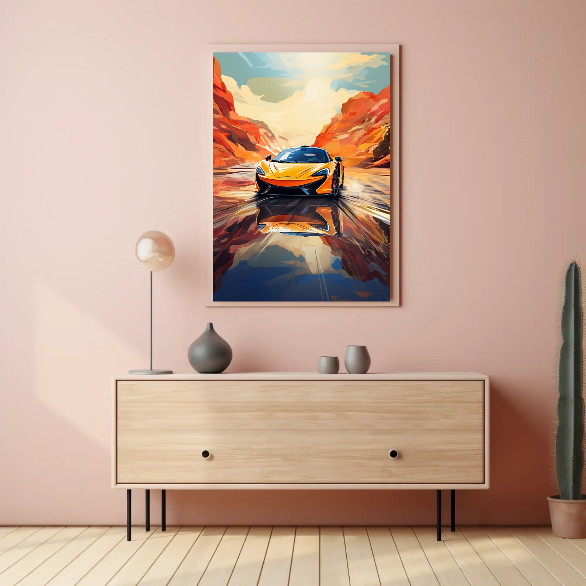 Speed Through the Canyon Poster PosterGoat