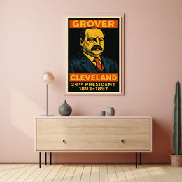 Grover Cleveland 24th President Poster