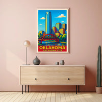 Oklahoma City Skyline Poster