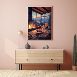 Cozy Winter Retreat Poster