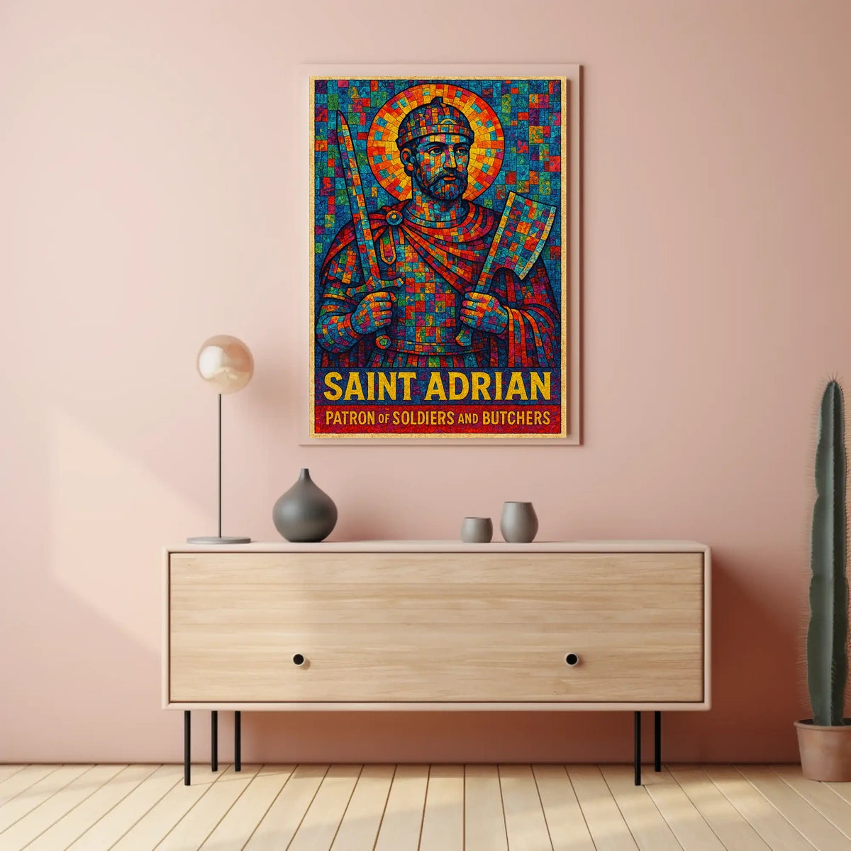 Saint Adrian Patron Of Soldiers And Poster