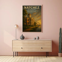 Natchez, Mississippi Antebellum Poster