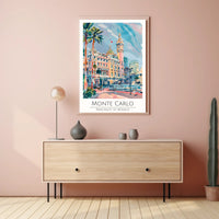 Monte Carlo Travel Poster PosterGoat