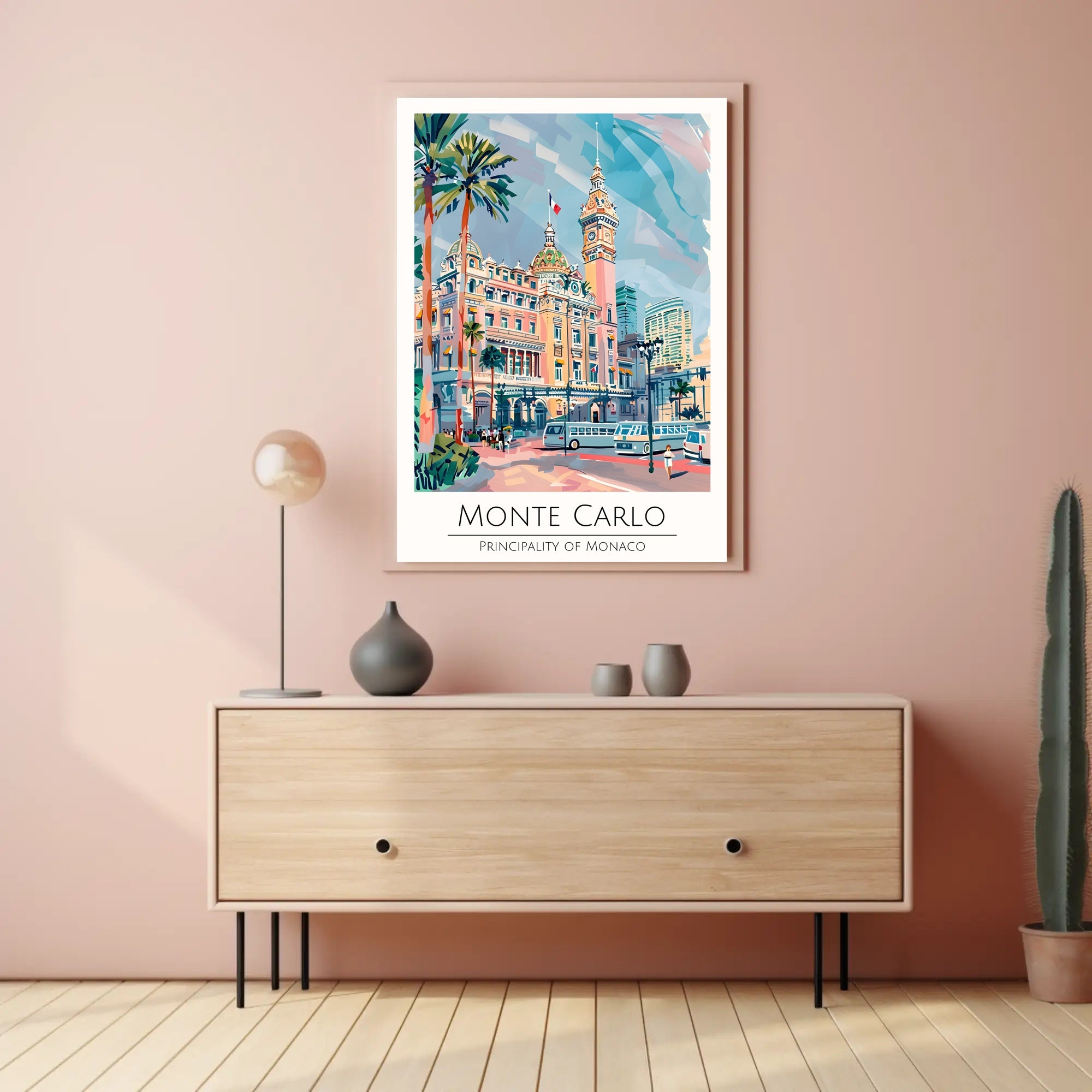 Monte Carlo Travel Poster PosterGoat