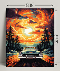 Journey Through The Fiery Skies Poster