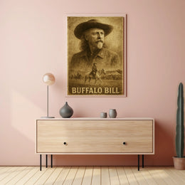 Buffalo Bill Wild West Heritage Historical Poster