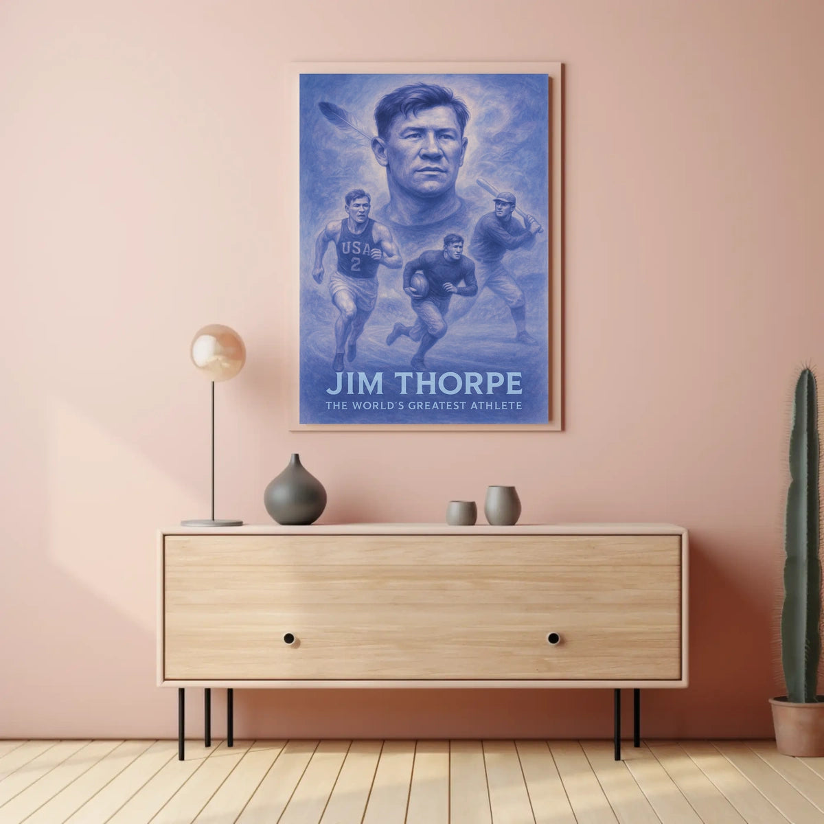 Jim Thorpe Legendary Athlete Jim Thorpe Poster