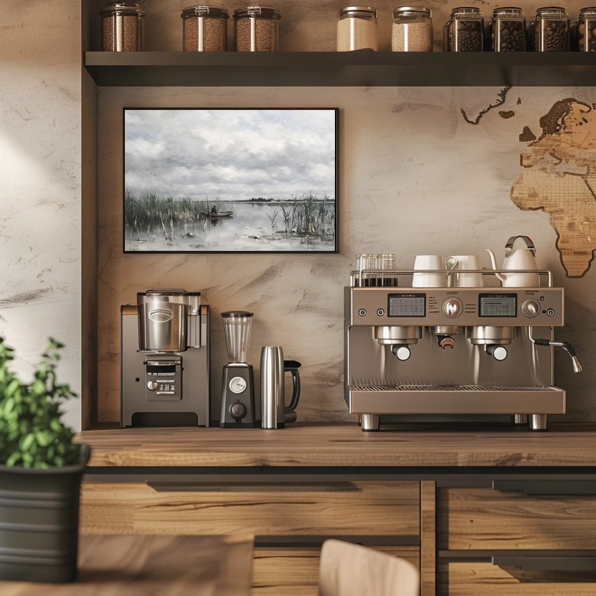 Tranquil Lakeside Poster