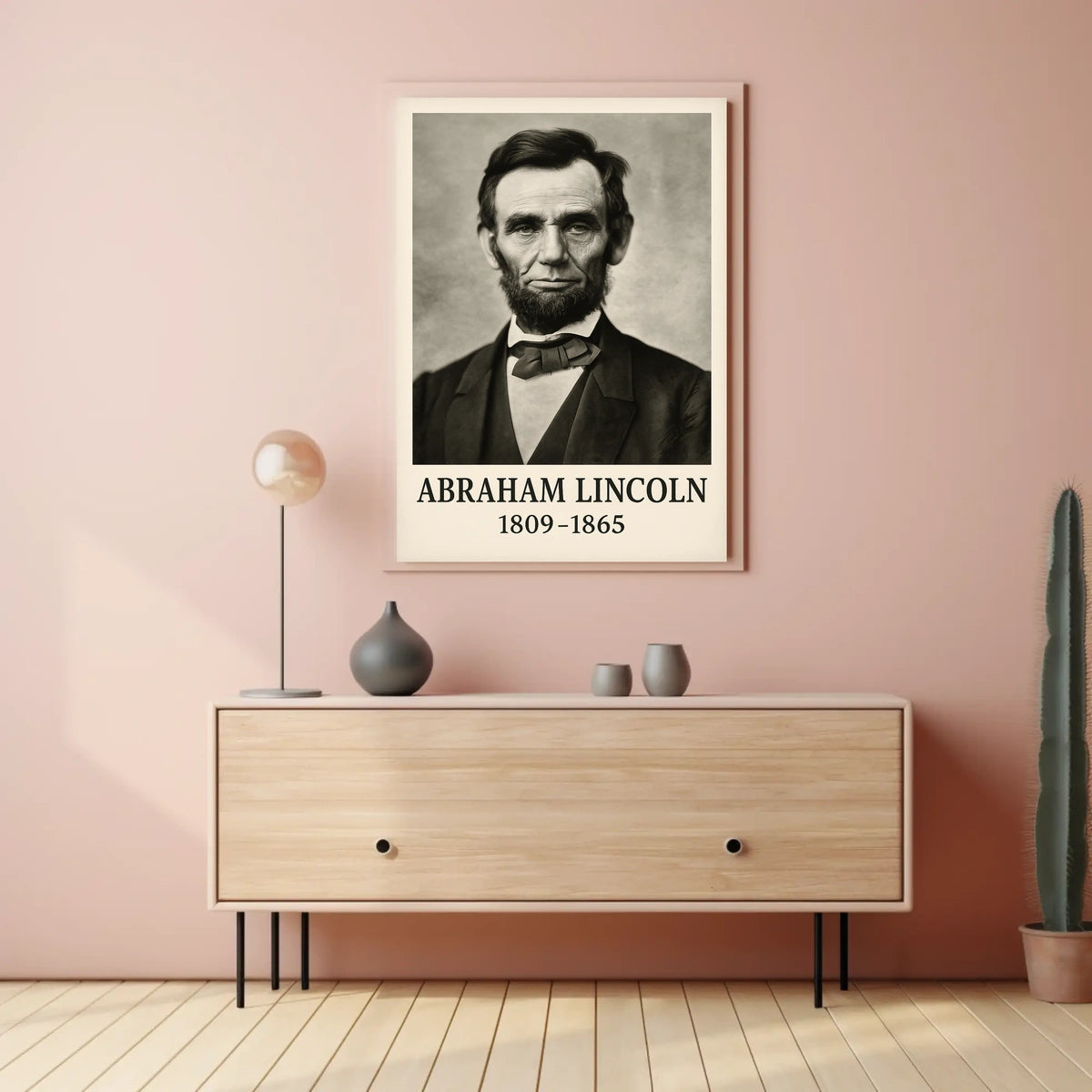 Abraham Lincoln Tribute Photography Poster