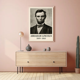 Abraham Lincoln Tribute Photography Poster