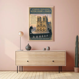Eternal Elegance: Notre-Dame de Paris Poster PosterGoat