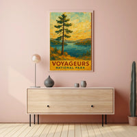 Voyageurs National Park Scenic Wilderness Poster