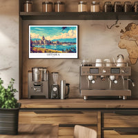 Ottawa Scenic View: Vintage Travel Poster