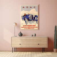 Winterfahrt 1925 Advertisement Poster