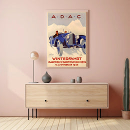 Winterfahrt 1925 Advertisement Poster