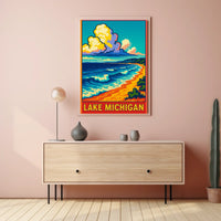 Lake Michigan Scenic Poster