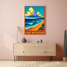 Lake Michigan Scenic Poster
