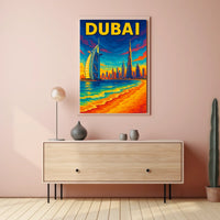Dubai Skyline Poster