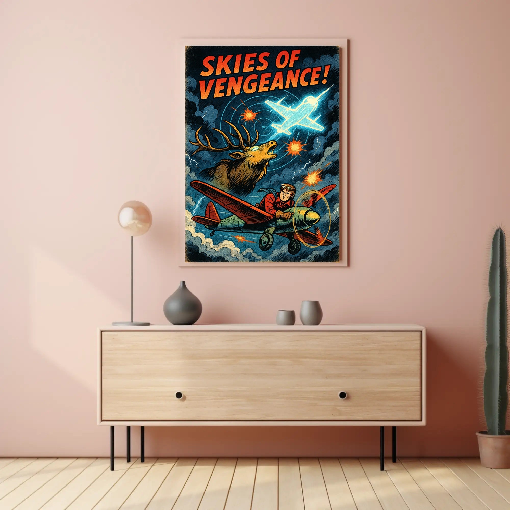 Skies of Vengeance Poster PosterGoat