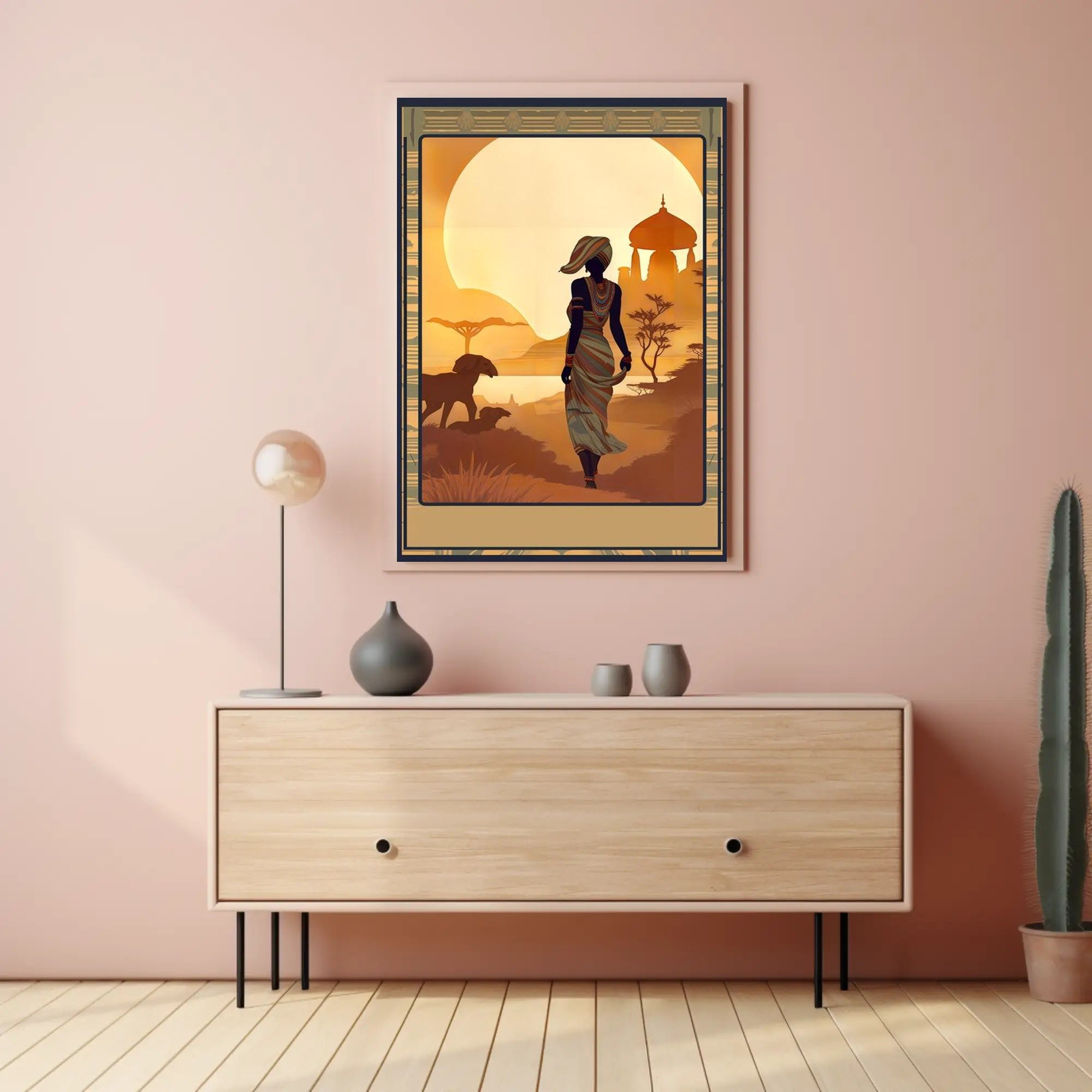 Sunset Silhouette Poster