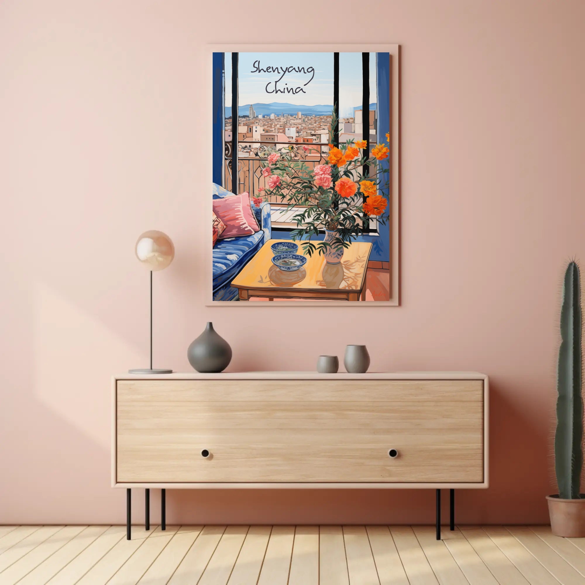 Serene Shenyang View Poster