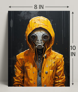 The Enigmatic Figure In Yellow Poster PosterGoat