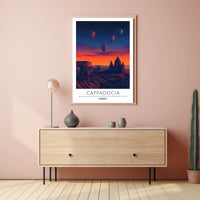 Cappadocia Adventure Hot Air Balloon Travel Poster