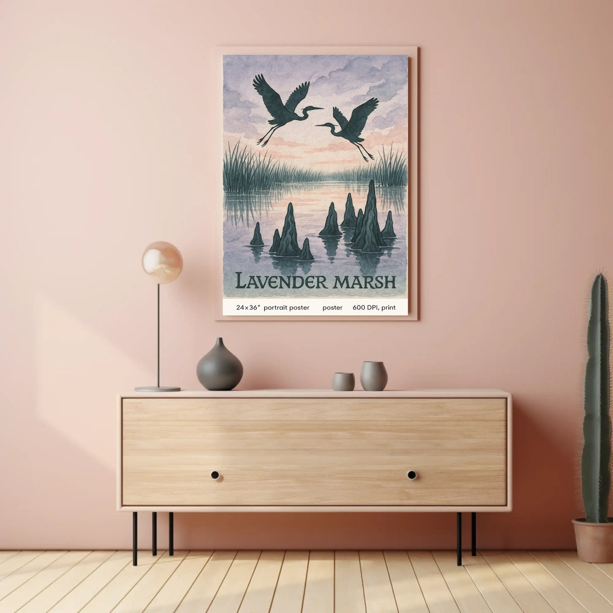 Lavender Marsh Poster
