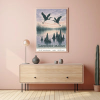 Lavender Marsh Poster
