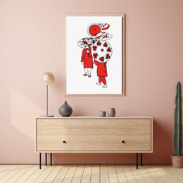 Traditional Parasol Art Poster