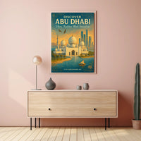 Abu Dhabi Tradition Meets Innovation Travel Poster