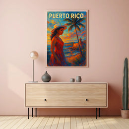 Puerto Rico Tropical Paradise Poster