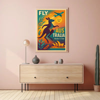 Explore Australia's Vibrant Beauty Travel Poster PosterGoat