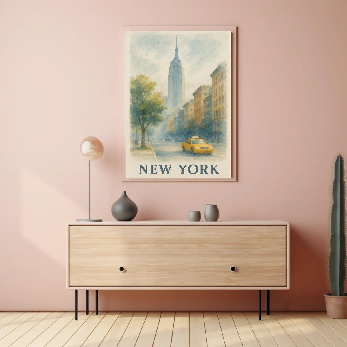 New York Cityscape Poster