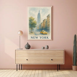 New York Cityscape Poster