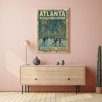 Atlanta Southern Snowfall Poster